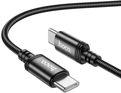 Cablu Date si Incarcare USB-C - USB-C HOCO X91, 60W, 3m, Negru