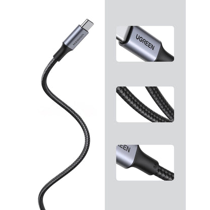 Cablu Date si Incarcare USB-C - USB-C UGREEN US316, 100W, 0.5m, Gri