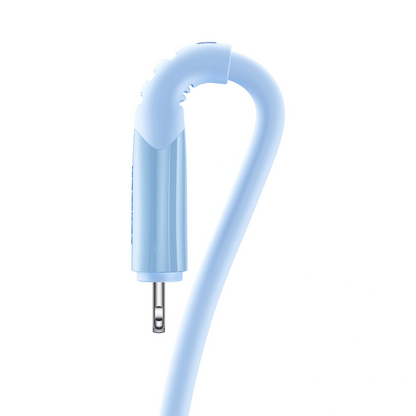 Cablu Date si Incarcare USB-C - Lightning Joyroom S-A59 Vibrant, 30W, 1.2m, Albastru