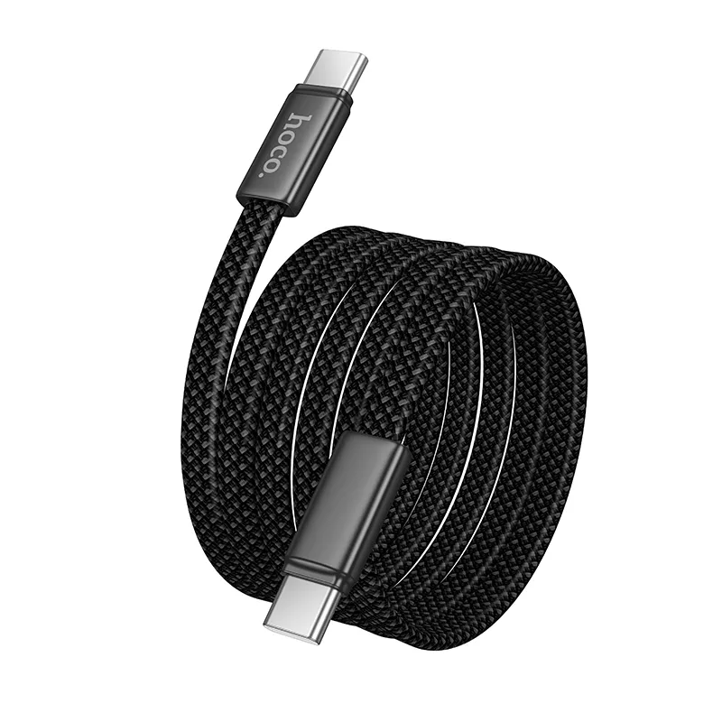Cablu Date si Incarcare USB-C - USB-C HOCO X125, 60W, 1m, Negru