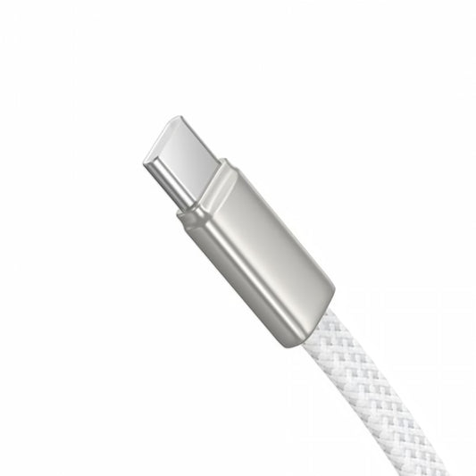 Cablu Date si Incarcare USB-C - USB-C HOCO X125, 60W, 1m, Alb