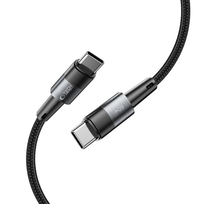 Cablu Date si Incarcare USB-C - USB-C Tech-Protect Ultraboost, 60W, 1m, Gri