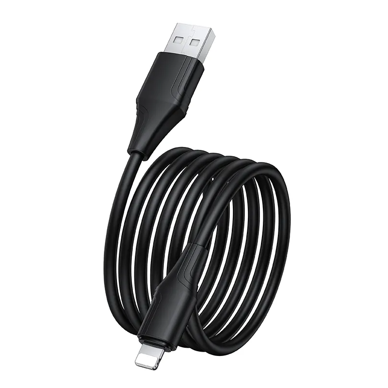 Cablu Date si Incarcare USB-A - Lightning HOCO X124, 18W, 1m, Negru