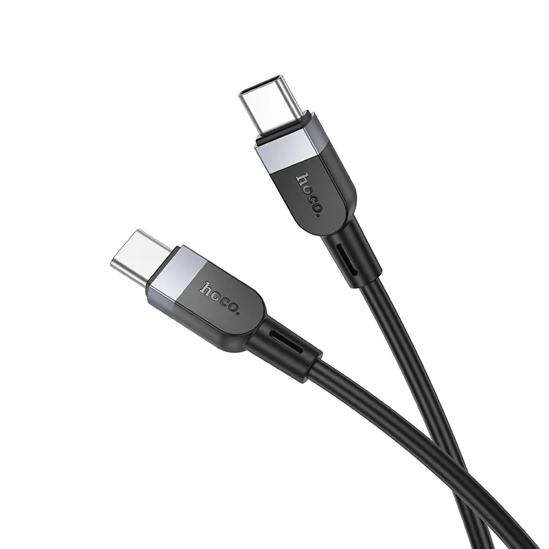 Cablu Date si Incarcare USB-C - USB-C HOCO X109, 60W, 2m, Negru