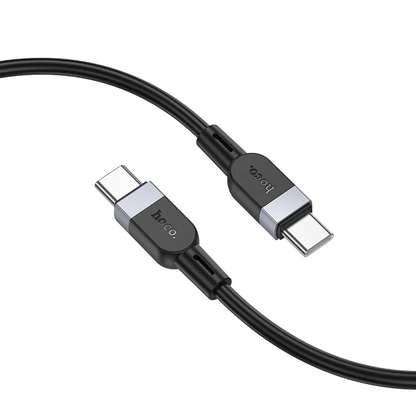 Cablu Date si Incarcare USB-C - USB-C HOCO X109, 60W, 3m, Negru