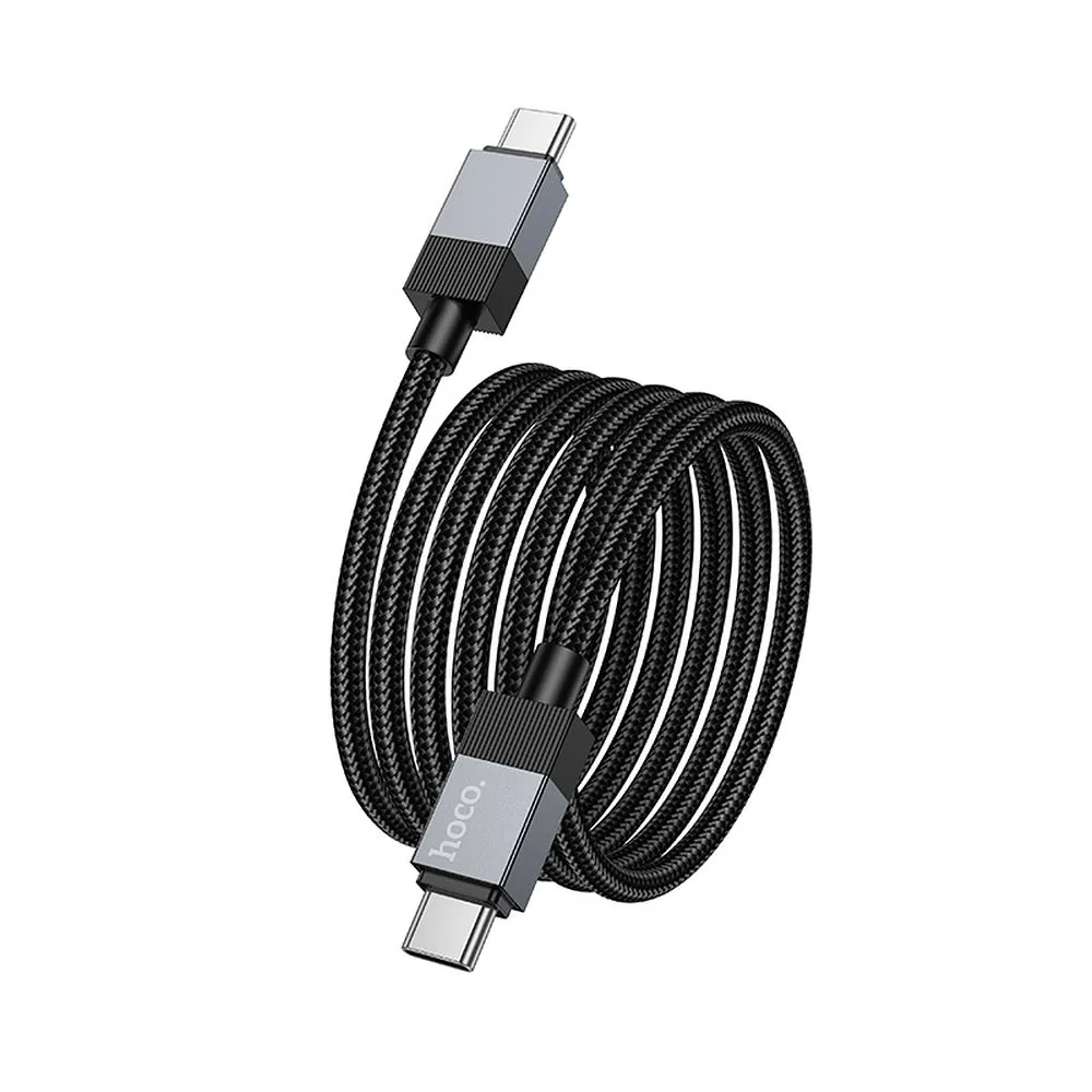 Cablu Date si Incarcare USB-C - USB-C HOCO X110, 60W, 1m, Negru