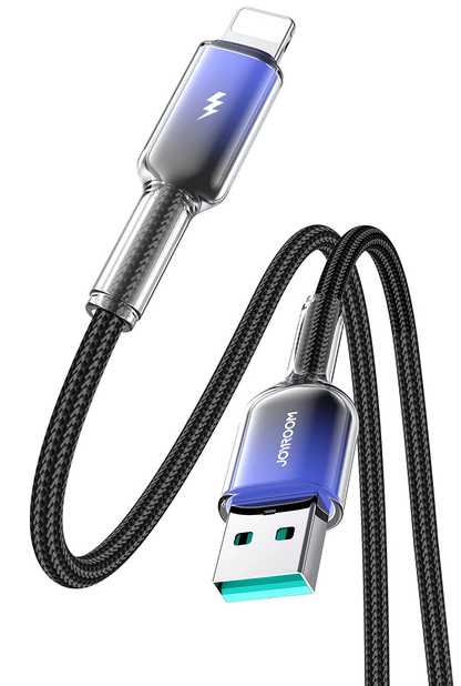 Cablu Date si Incarcare USB-A - Lightning Joyroom S-A42, 18W, 1.2m, Negru