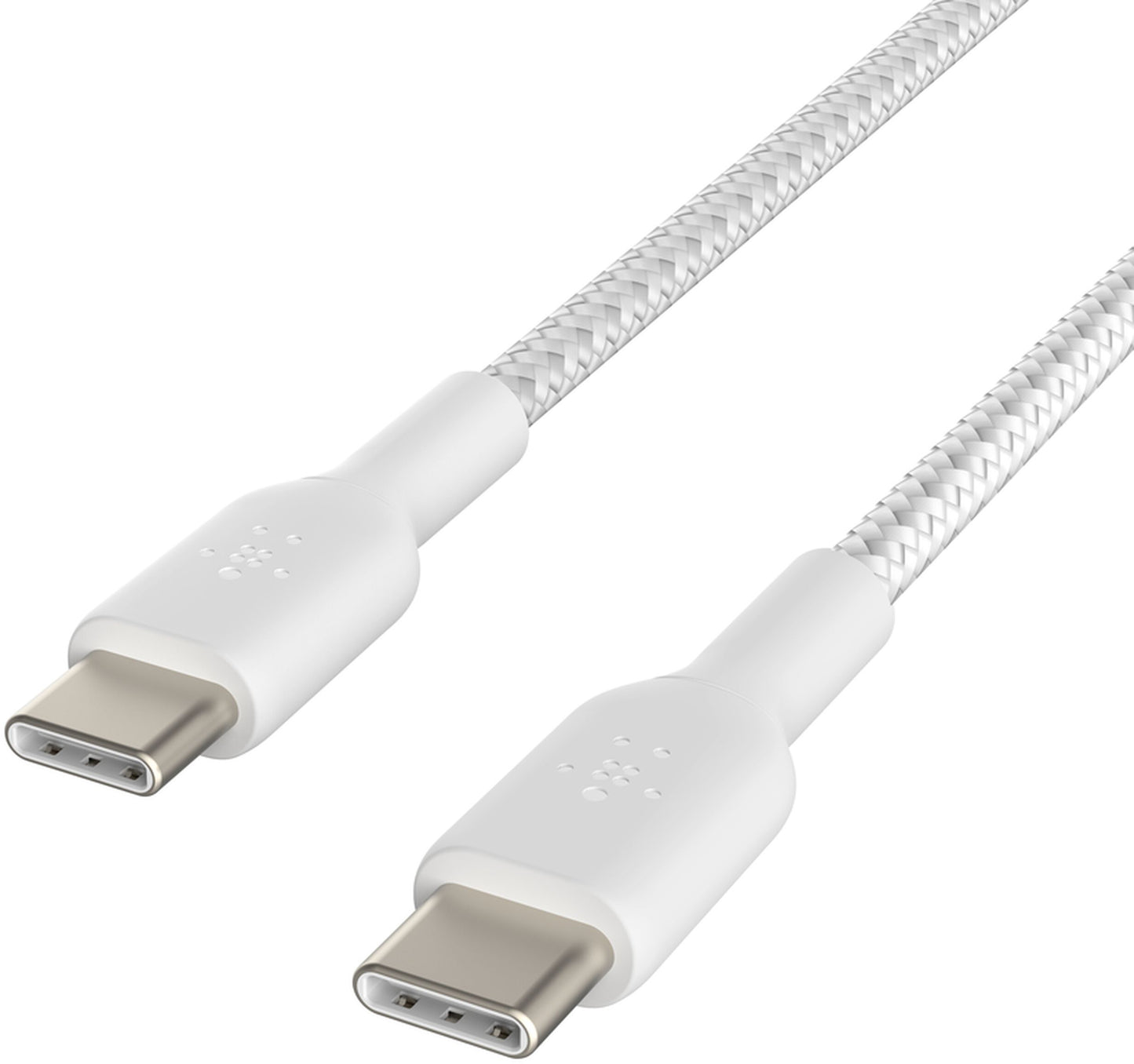 Cablu Date si Incarcare USB-C - USB-C Belkin BoostCharge Pro, 60W, 2m, Alb CAB004bt2MWH