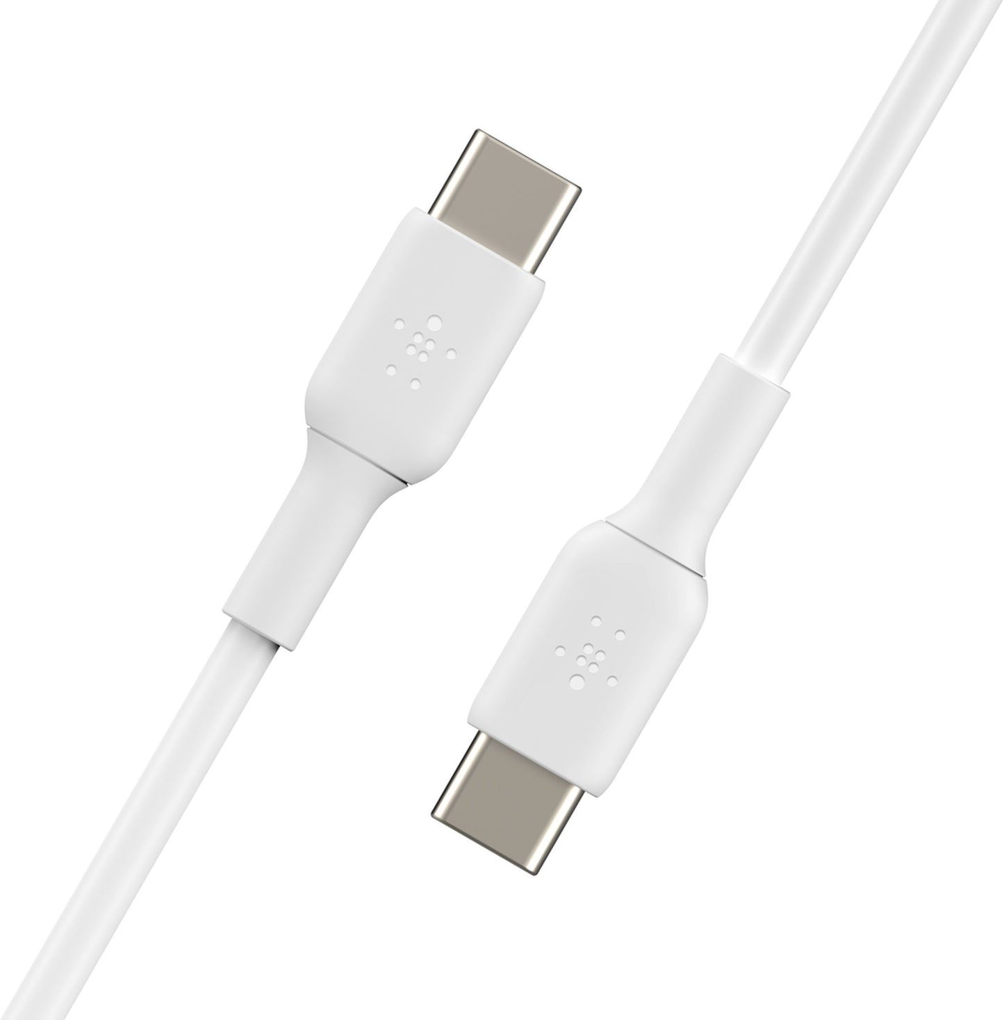 Cablu Date si Incarcare USB-C - USB-C Belkin BoostCharge, 60W, 1m, Alb CAB003bt1MWH