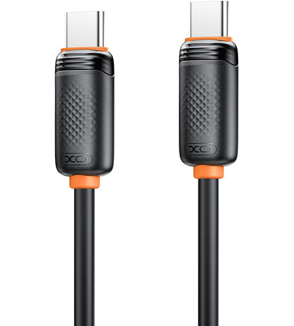 Cablu Date si Incarcare USB-C - USB-C XO Design NB-Q302B, 60W, 1m, Negru
