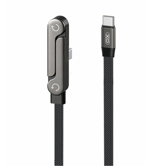 Cablu Date si Incarcare USB-C - USB-C XO Design NB-Q311, 240W, 1.5m, Negru