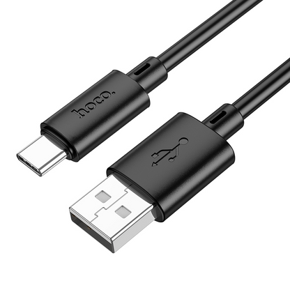 Cablu Date si Incarcare USB-A - USB-C HOCO X88, 18W, 2m, Negru