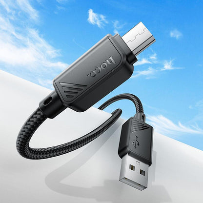 Cablu Date si Incarcare USB-A - microUSB HOCO X113, 18W, 1m, Negru
