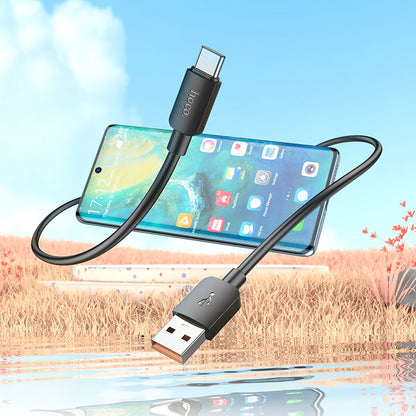 Kabel do ładowania i transmisji danych USB-A - USB-C HOCO X96, 100 W, 1 m, czarny 