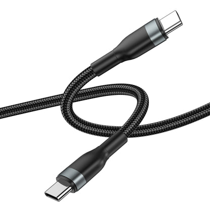 Cablu Date si Incarcare USB-C - USB-C WiWu Wi-C017, 100W, 1.2m, Negru