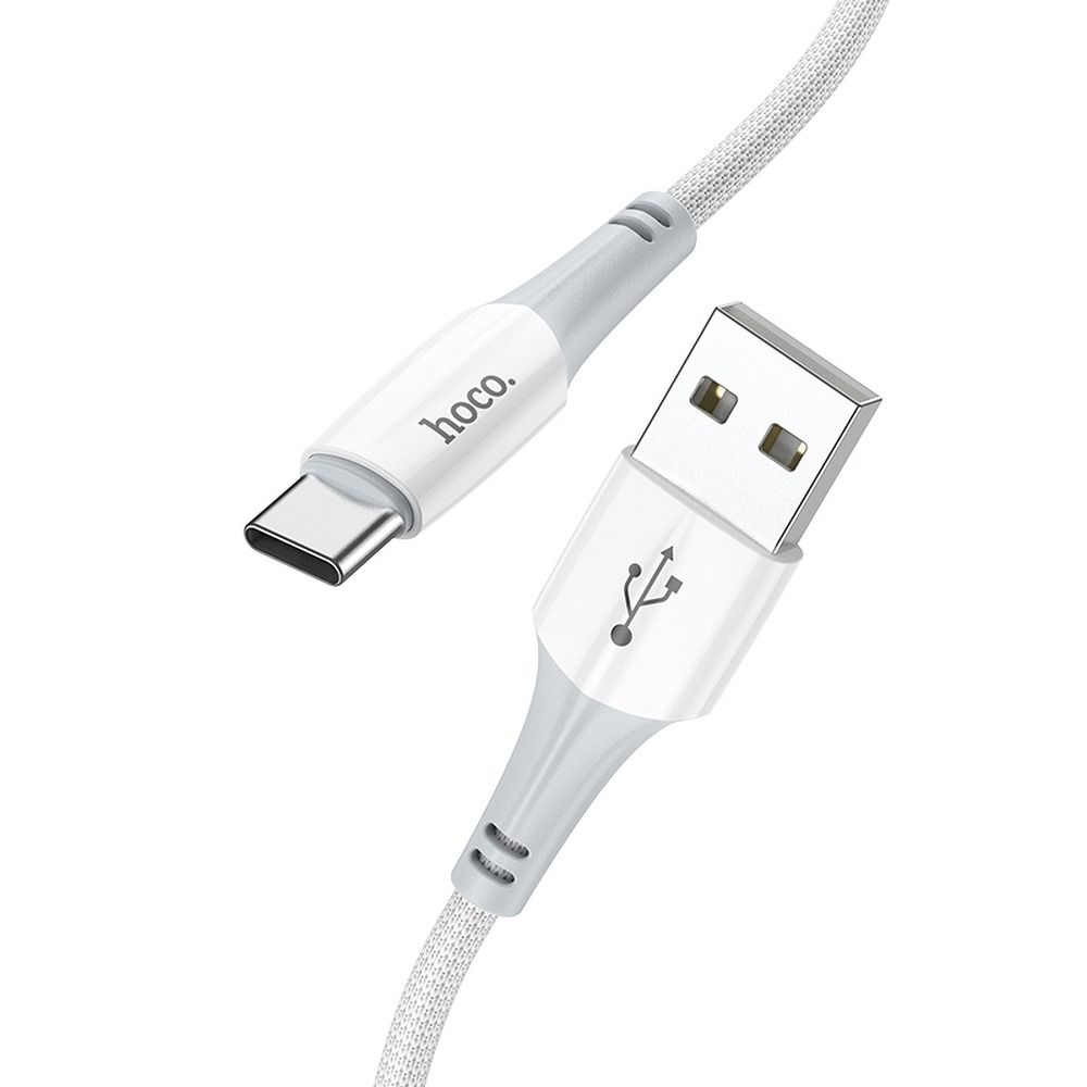 Cablu Date si Incarcare USB-A - USB-C HOCO X70, 60W, 1m, Alb