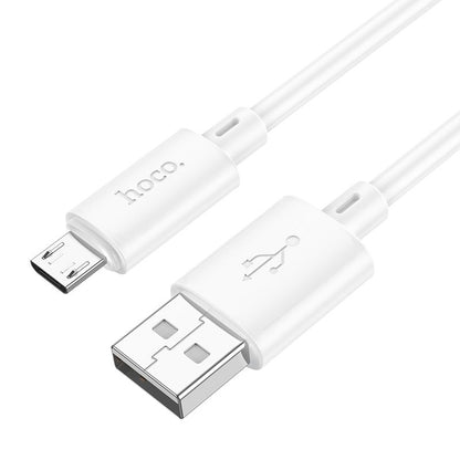 Kabel do ładowania i transmisji danych HOCO X88 USB-A - microUSB, 18 W, 1 m, biały 