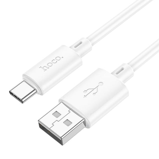 Cablu Date si Incarcare USB-A - USB-C HOCO X88, 18W, 1m, Alb