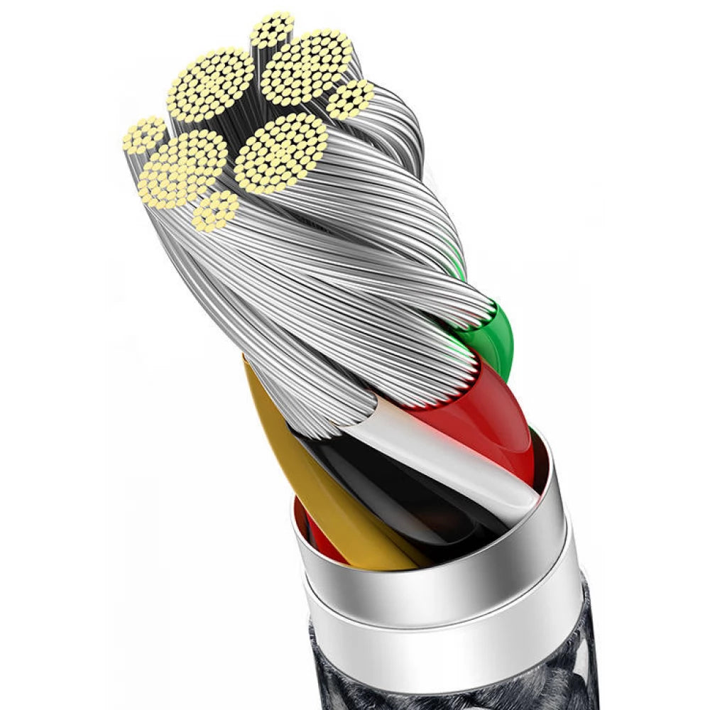 Cablu Date si Incarcare USB-A - USB-C Baseus Dynamic Series, 100W, 2m, Gri CALD000716