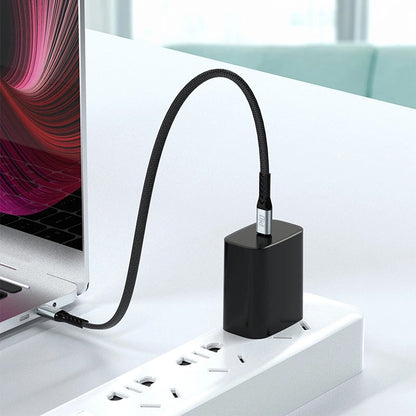 Cablu Date si Incarcare USB-C - USB-C Dudao L10C, 100W, 0.23m, Negru