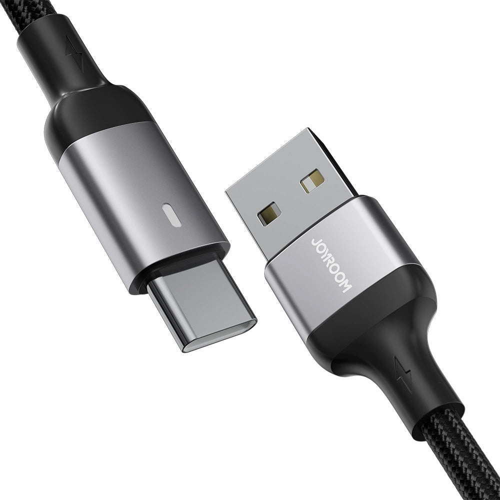 Cablu Date si Incarcare USB-A - USB-C Joyroom A10, 18W, 1.2m, Negru