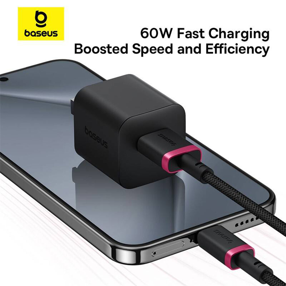 Cablu Date si Incarcare USB-A - USB-C Baseus Dura Series, 60W, 2m, Rosu P10377802U01-03