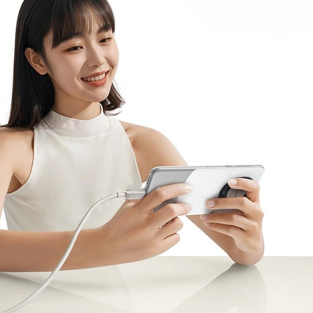 Cablu Date si Incarcare USB-A - USB-C Baseus Titanium, 100W, 1m, Argintiu P10378102G21-00