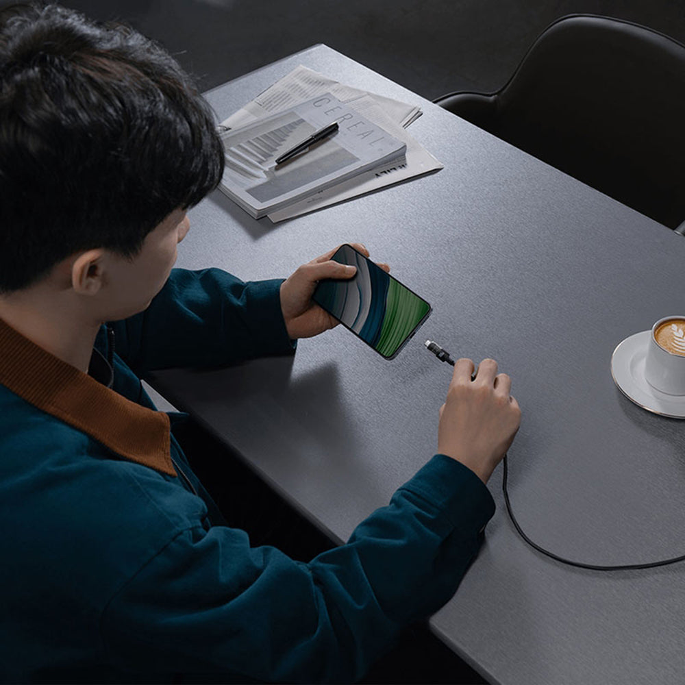 Cablu Date si Incarcare USB-C - Lightning Baseus Gem, 20W, 2m, Negru P10373001111-01