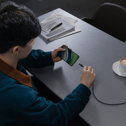 Cablu Date si Incarcare USB-C - Lightning Baseus Gem, 20W, 1m, Negru P10373001111-00