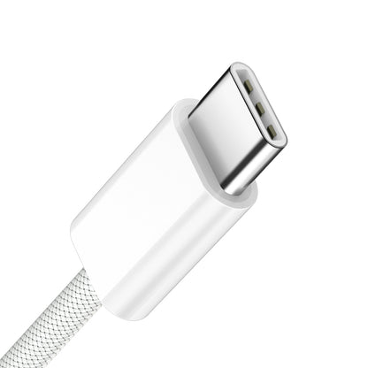 Cablu Date si Incarcare USB-C - USB-C BWOO BO-X284, 60W, 2m, Alb