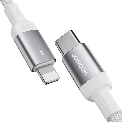Cablu Date si Incarcare USB-C - Lightning Joyroom S-A10, 20W, 1.2m, Alb