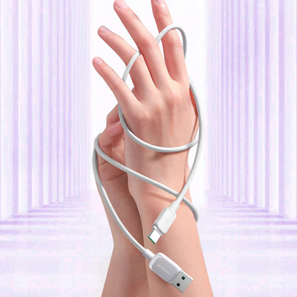 Cablu Date si Incarcare USB-A - USB-C Joyroom S-A14, 20W, 1.2m, Alb