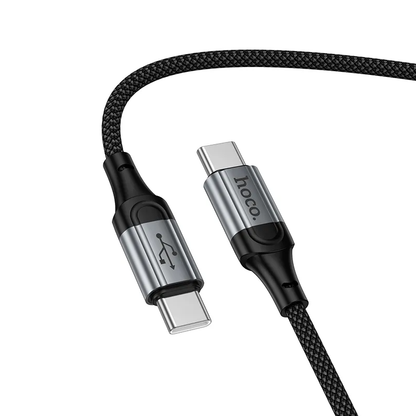 Cablu Date si Incarcare USB-C - USB-C HOCO X121, 60W, 1.5m, Negru