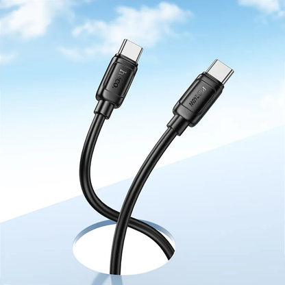 Cablu Date si Incarcare USB-C - USB-C HOCO X115, 240W, 1m, Negru