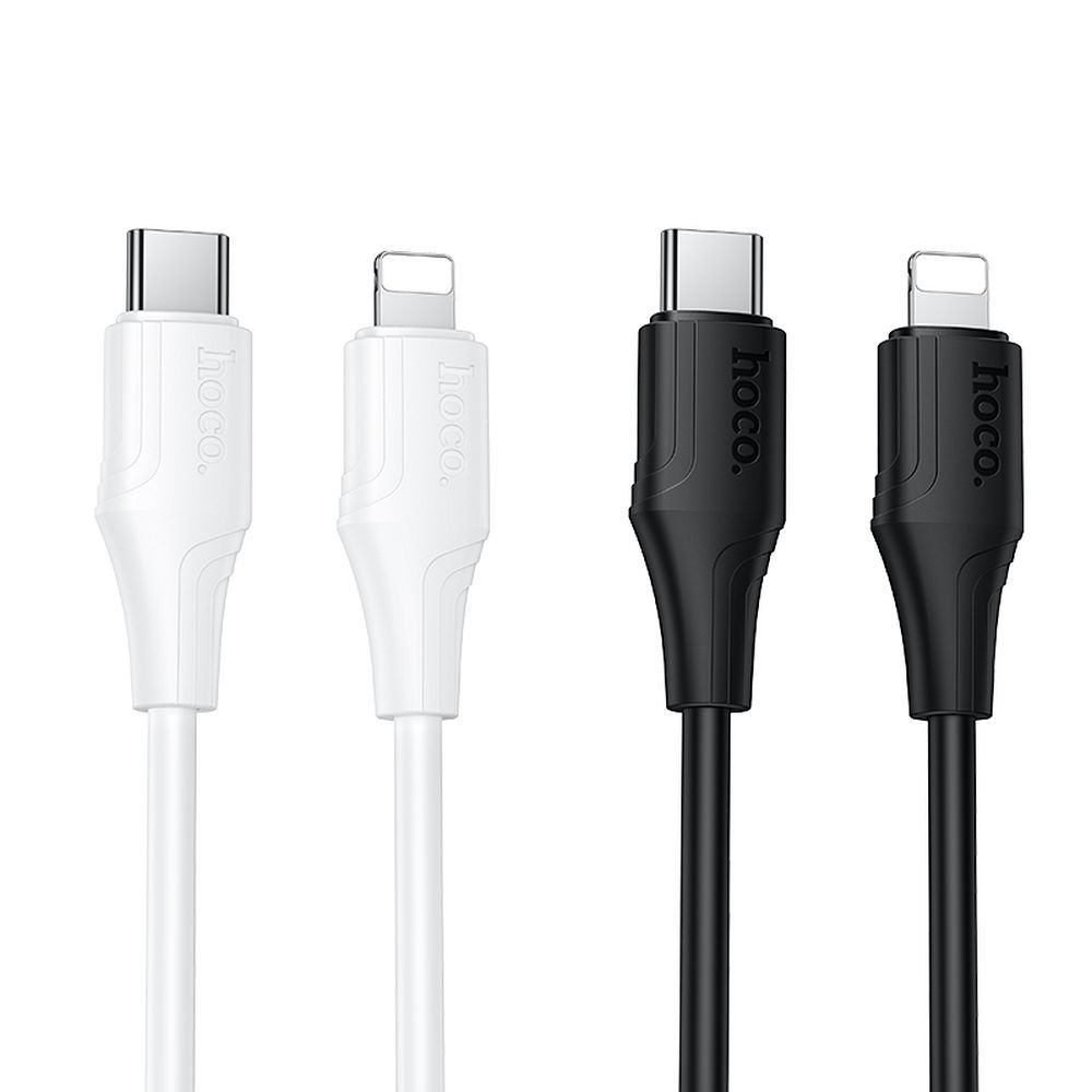 Cablu Date si Incarcare USB-C - Lightning HOCO X124, 27W, 1m, Negru