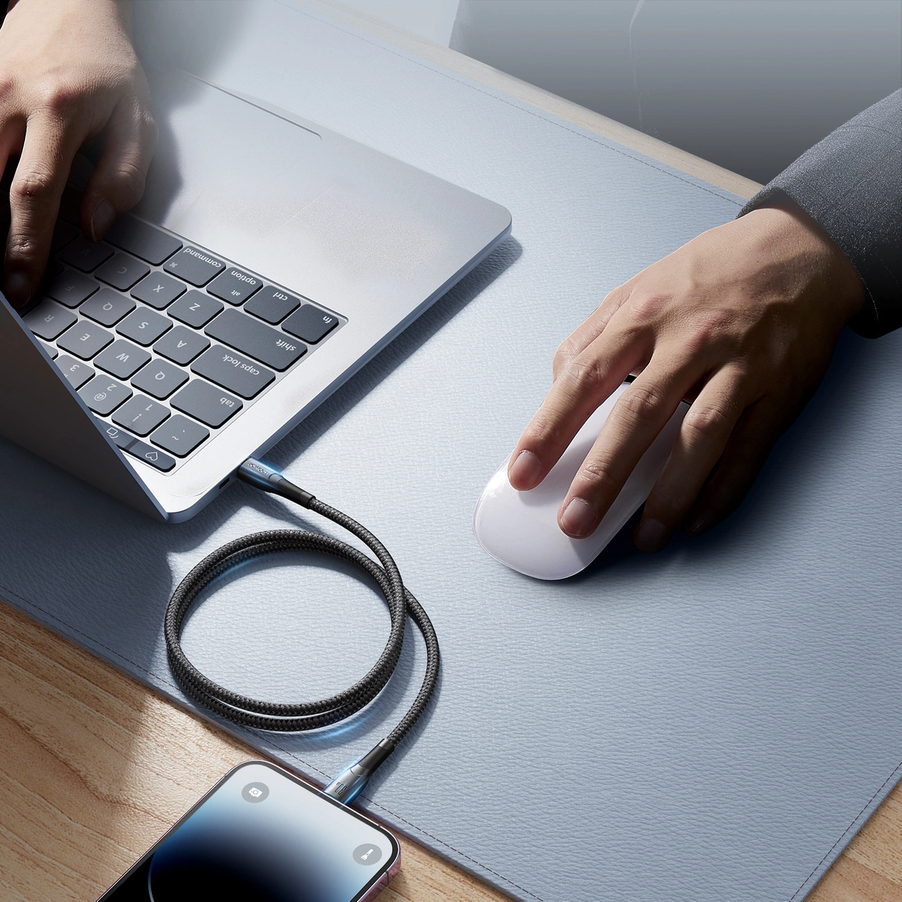 Cablu Date si Incarcare USB-C - Lightning Joyroom S-A32, 30W, 1m, Negru