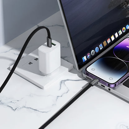 Cablu Date si Incarcare USB-C - Lightning HOCO X125, 30W, 1m, Negru