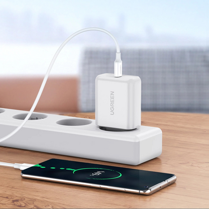Cablu Date si Incarcare USB-C - USB-C UGREEN US264, 60W, 0.5m, Alb