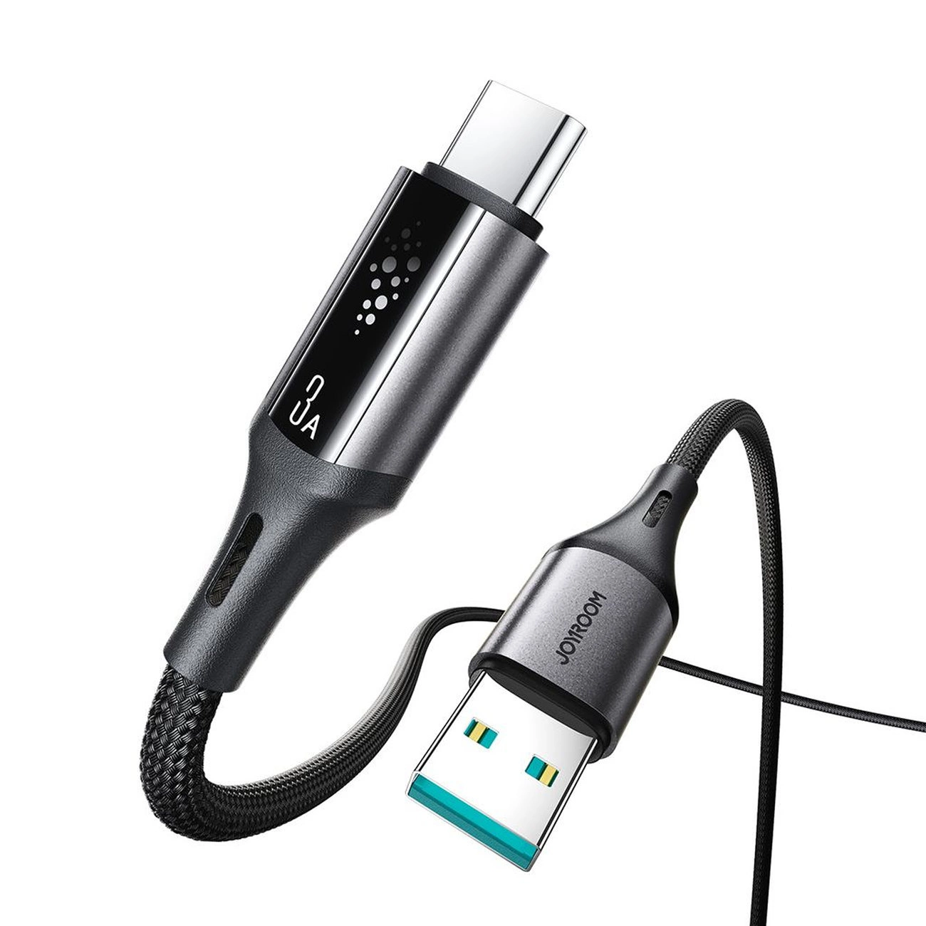 Cablu Date si Incarcare USB-A - USB-C Joyroom S-A60 StarTalk, 18W, 1.2m, Negru