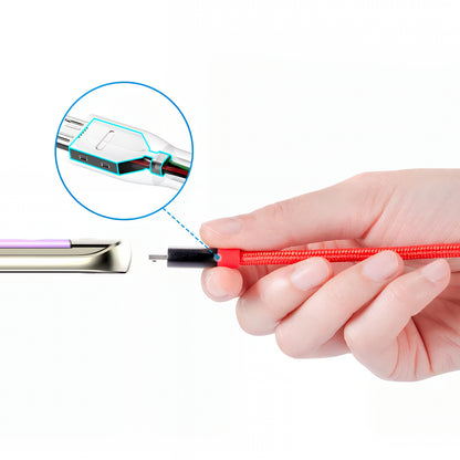 Cablu Date si Incarcare USB-A - microUSB Anker PowerLine+, 18W, 0.91m, Rosu A8142G91