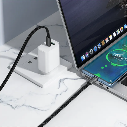 Cablu Date si Incarcare USB-C - USB-C HOCO X125, 60W, 1m, Negru
