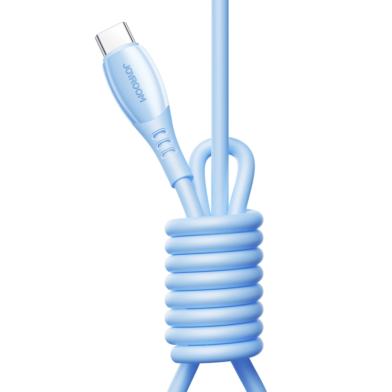 Cablu Date si Incarcare USB-C - USB-C Joyroom S-A59 Vibrant, 60W, 1.2m, Albastru