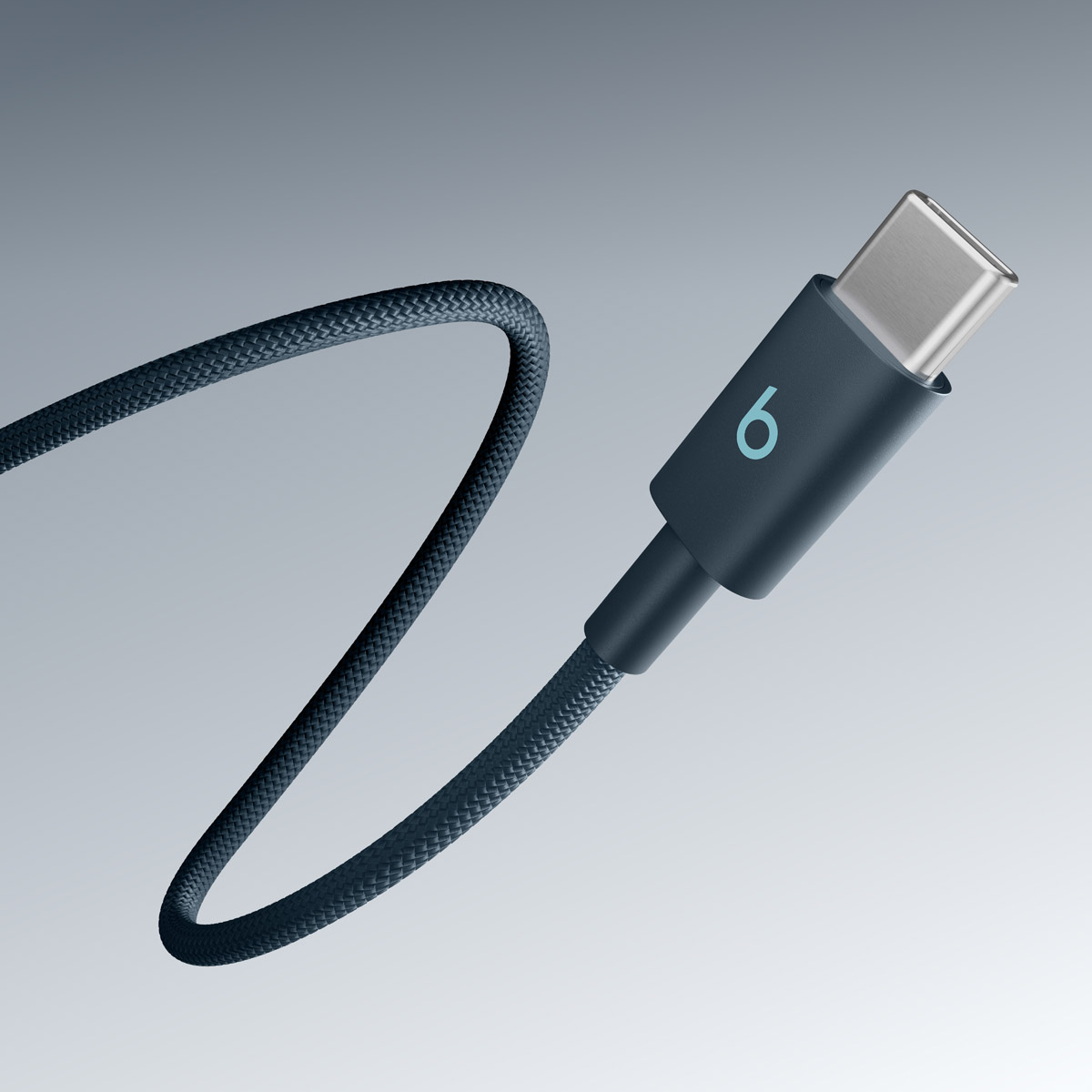 Cablu Date si Incarcare USB-C - USB-C Beats, 1.5m, Albastru MDGE4ZM/A