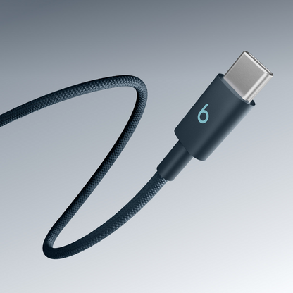 Cablu Date si Incarcare USB-C - USB-C Beats, 1.5m, Albastru MDGE4ZM/A