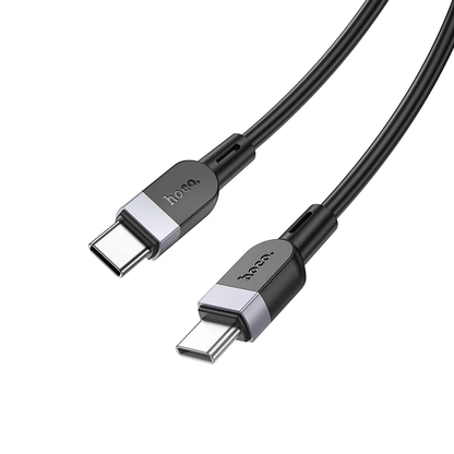 Cablu Date si Incarcare USB-C - USB-C HOCO X109, 60W, 2m, Negru