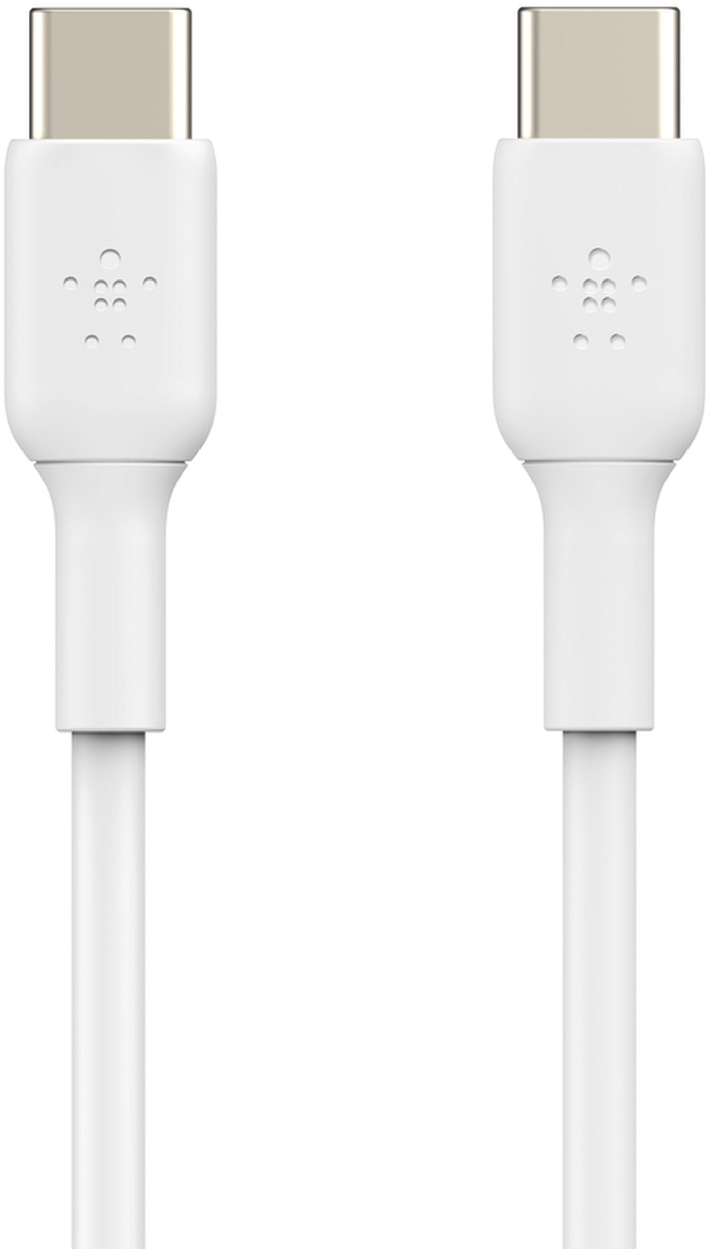 Cablu Date si Incarcare USB-C - USB-C Belkin BoostCharge, 60W, 1m, Alb CAB003bt1MWH