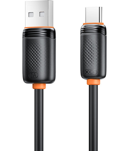 Cablu Date si Incarcare USB-A - USB-C XO Design NB302, 18W, 1m, Negru