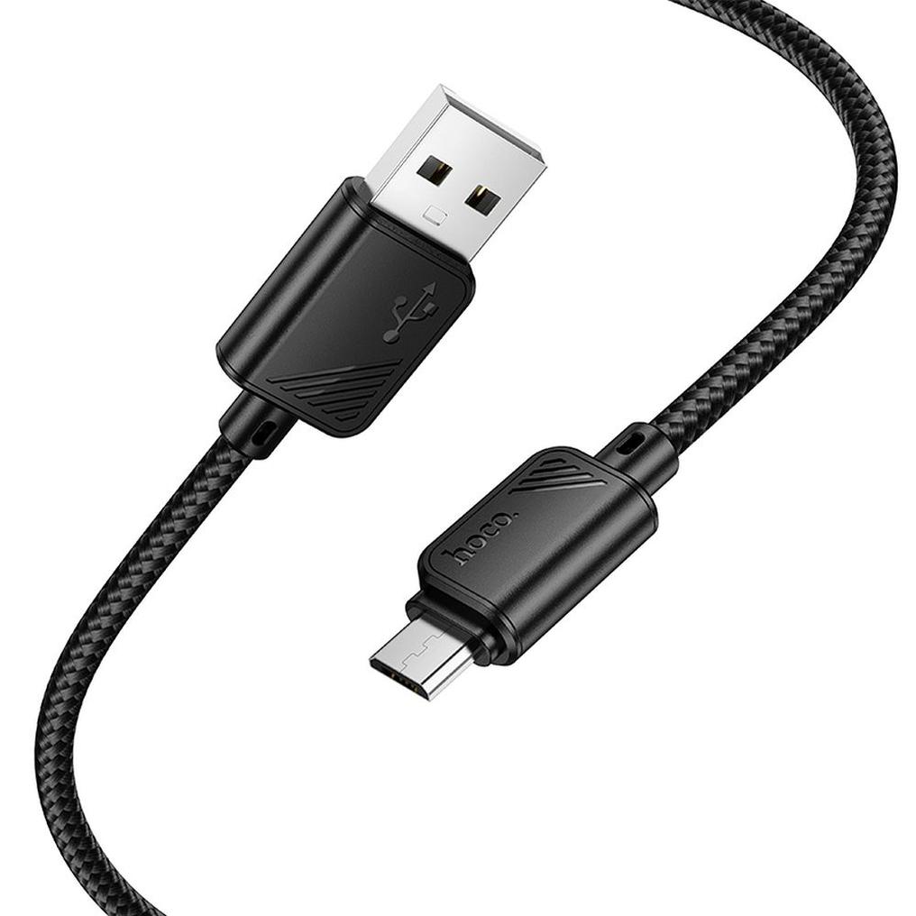 Cablu Date si Incarcare USB-A - microUSB HOCO X113, 18W, 1m, Negru