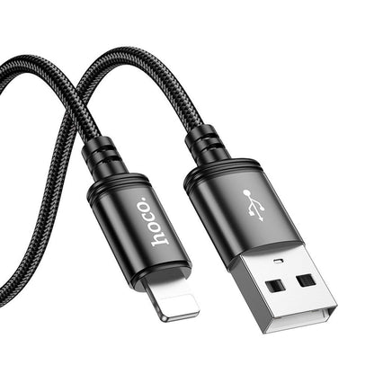 Cablu Date si Incarcare USB-A - Lightning HOCO X89, 18W, 2m, Negru