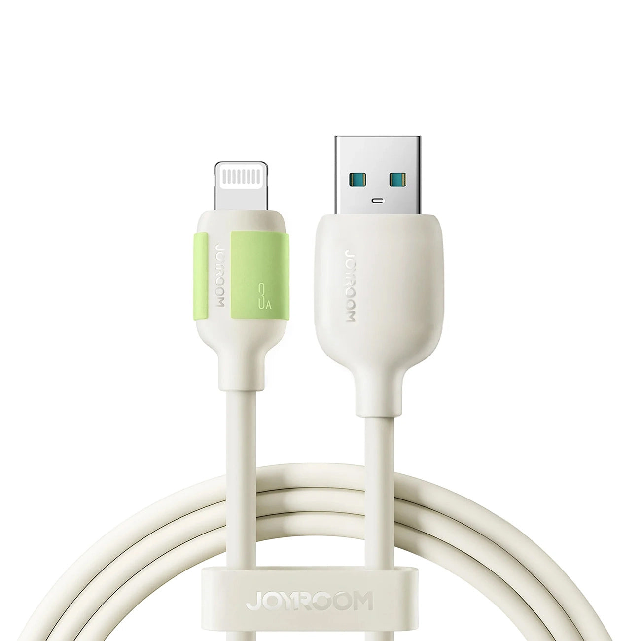 Cablu Date si Incarcare USB-A - Lightning Joyroom S-A53, 18W, 1.2m, Bej